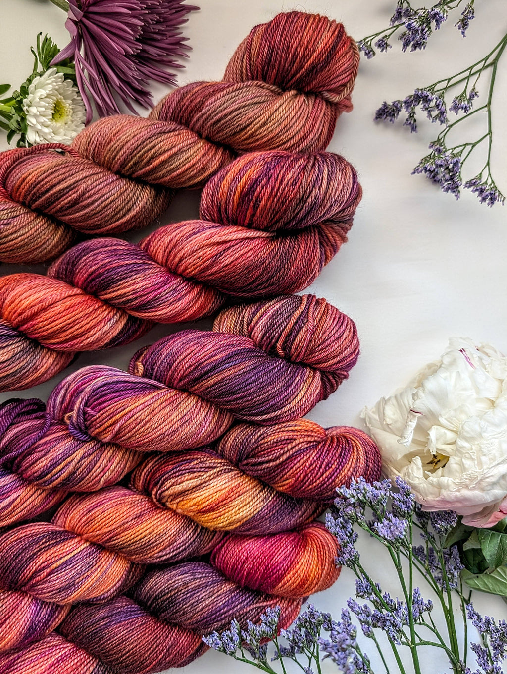 The Ginger Needle Yarns - Yosemite, Hand Dyed Yarn