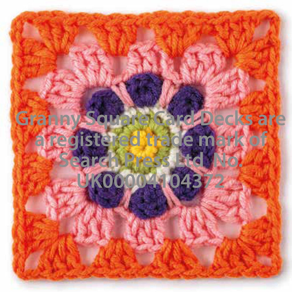 Granny Sq Flowers Card Deck