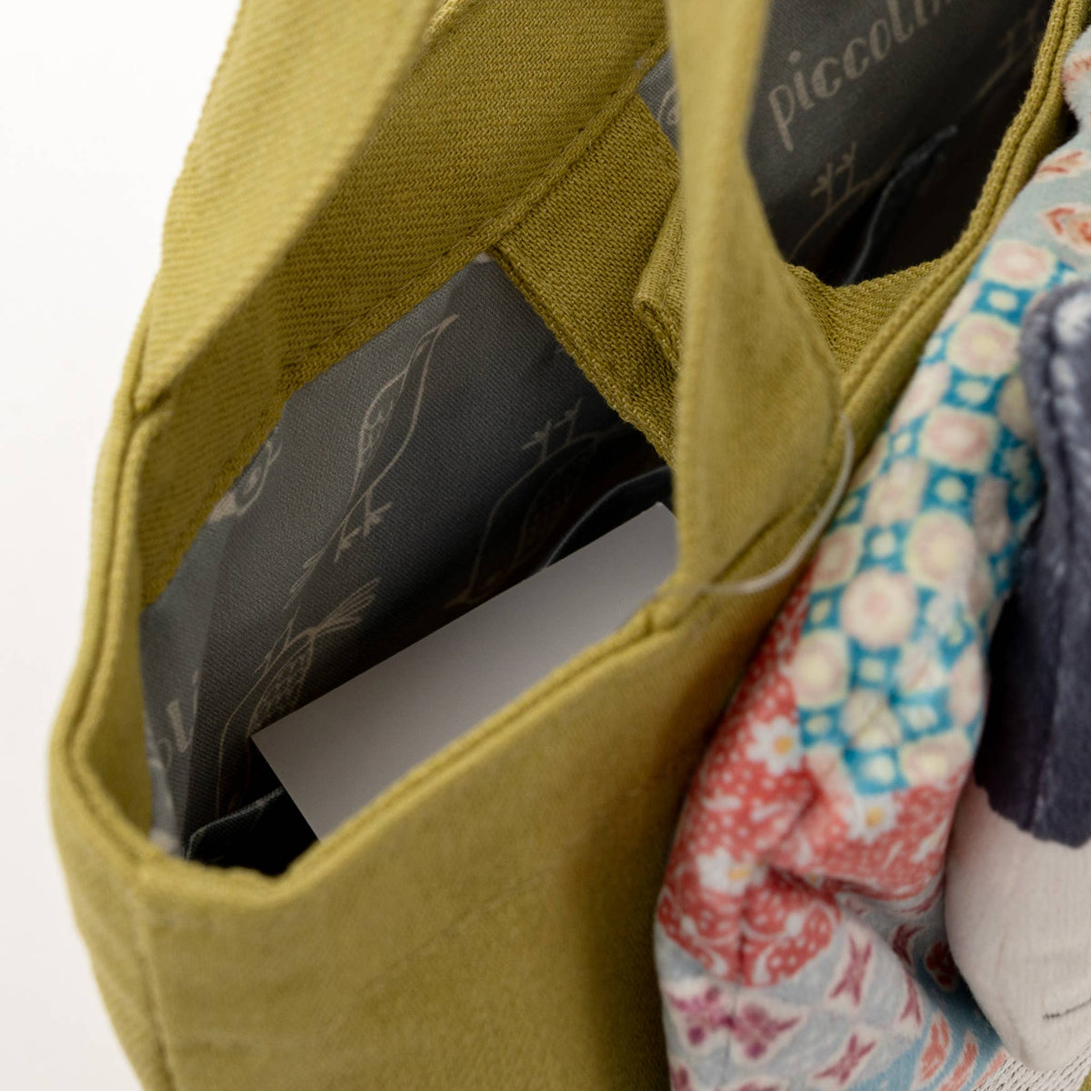 Kusuguru Japanese Canvas Mini Tote Bag