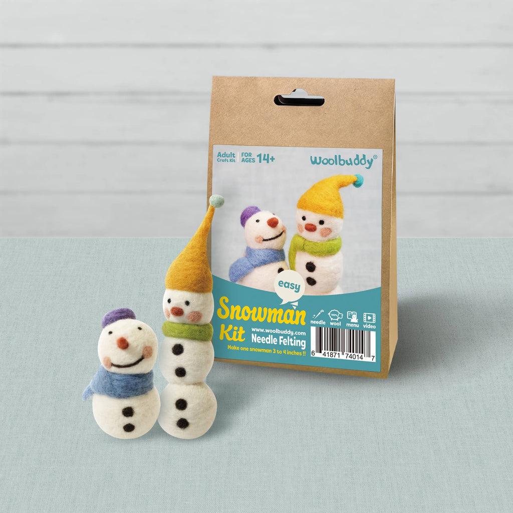 DIY Needle Felting Kit - Snowman