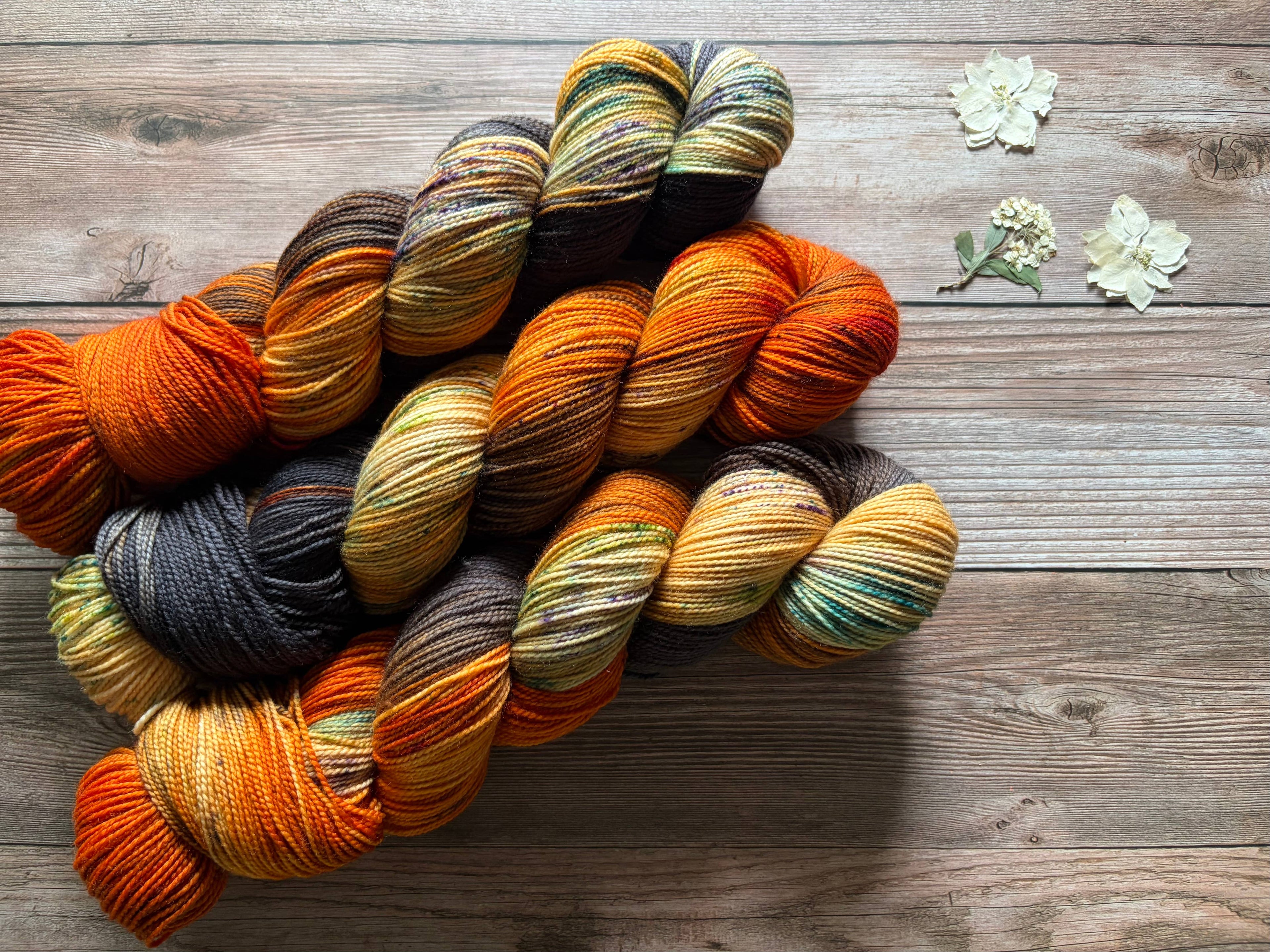 Jam Jar Yarns - The Pumpkin King | Hand Dyed Yarn