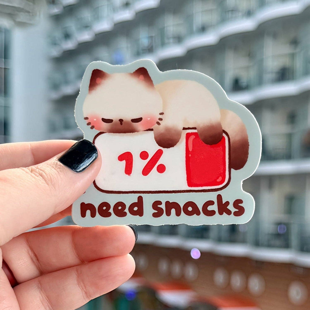 Need Snacks Vinyl Sticker