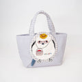 Kusuguru Shimapu Bird Embroidered Canvas Tote