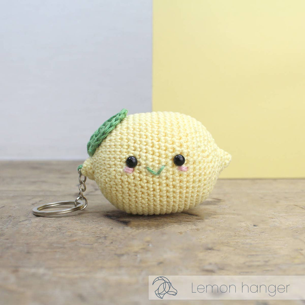 DIY Crochet Kit - Lemon Bag Charm