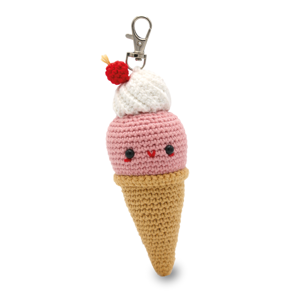 DIY Crochet Kit - Ice Cream Bag Charm