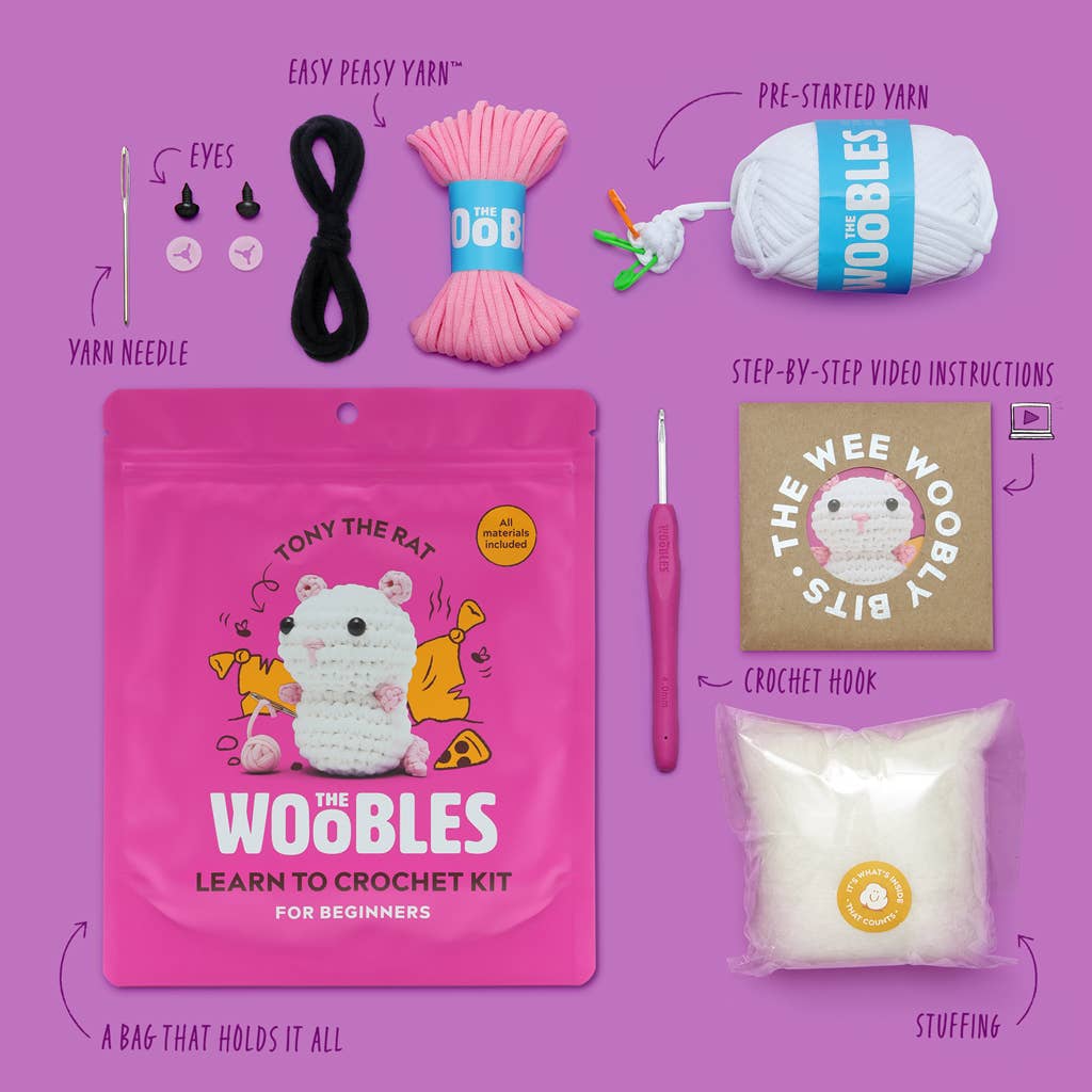 Tony the Rat Crochet Kit