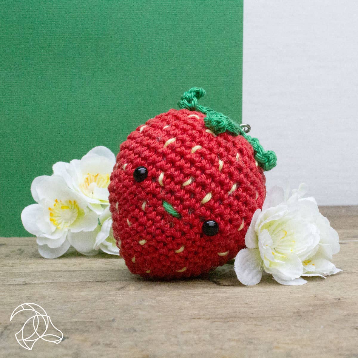 DIY Crochet Kit - Strawberry Bag Charm