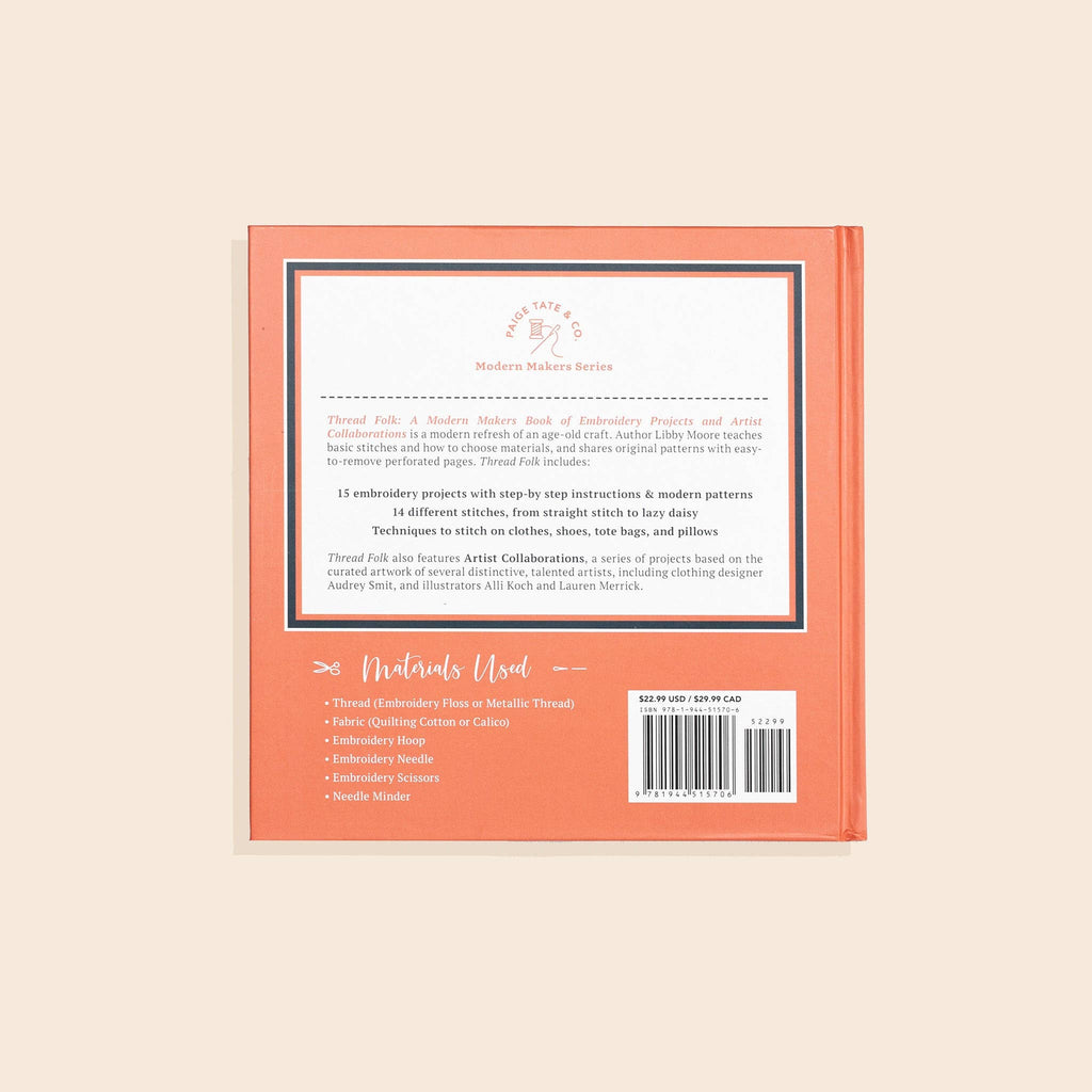 Thread Folk: An Embroidery Pattern Stitch Book