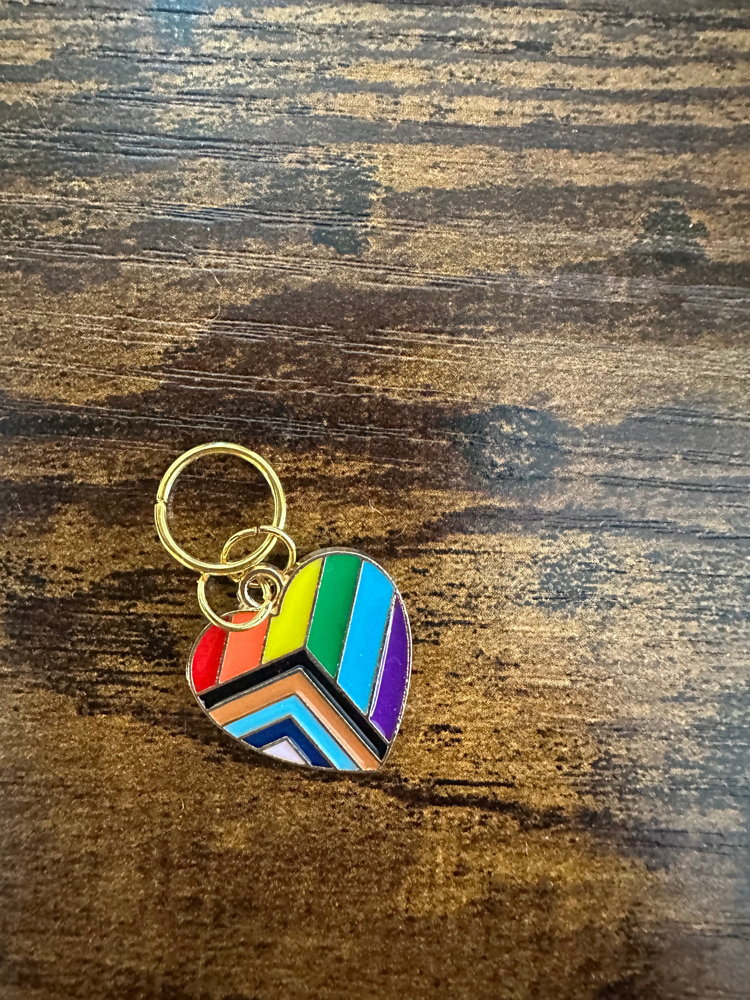 Pride Flag Stitch Markers