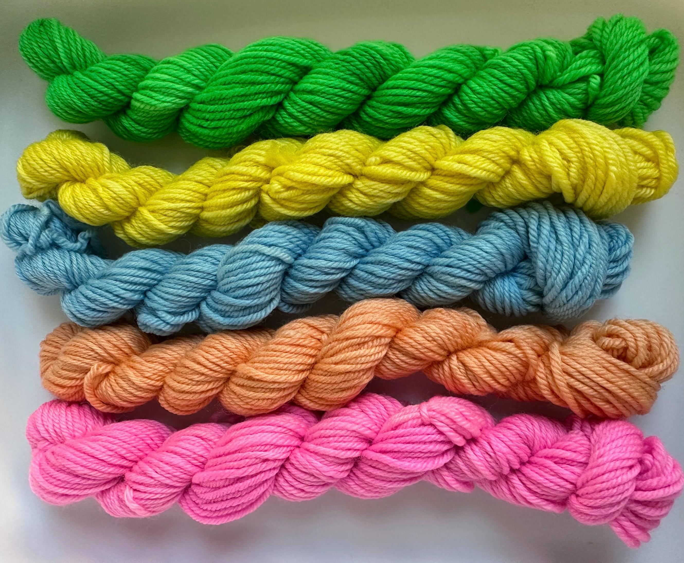 Summer Flowers DK Mini Skein Set