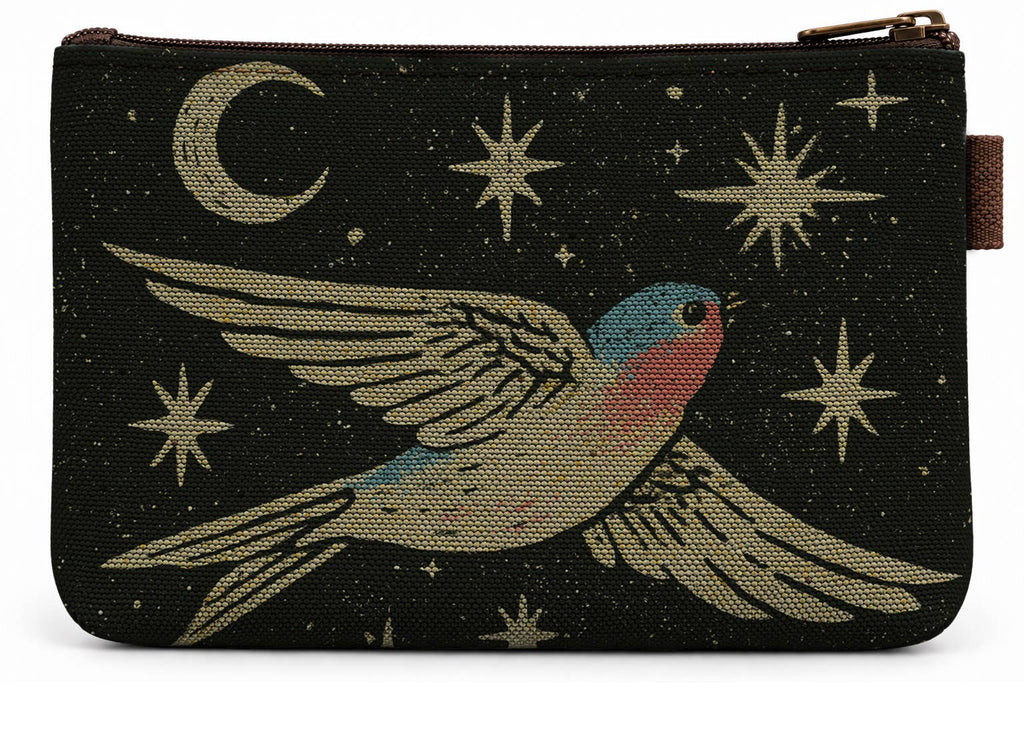 Magic Flight - Canvas Zipper Pouch