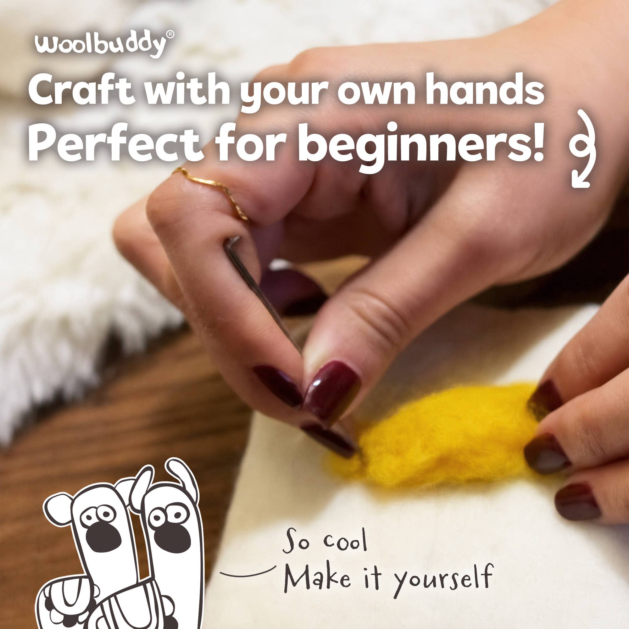 DIY Needle Felting Kit - Llama