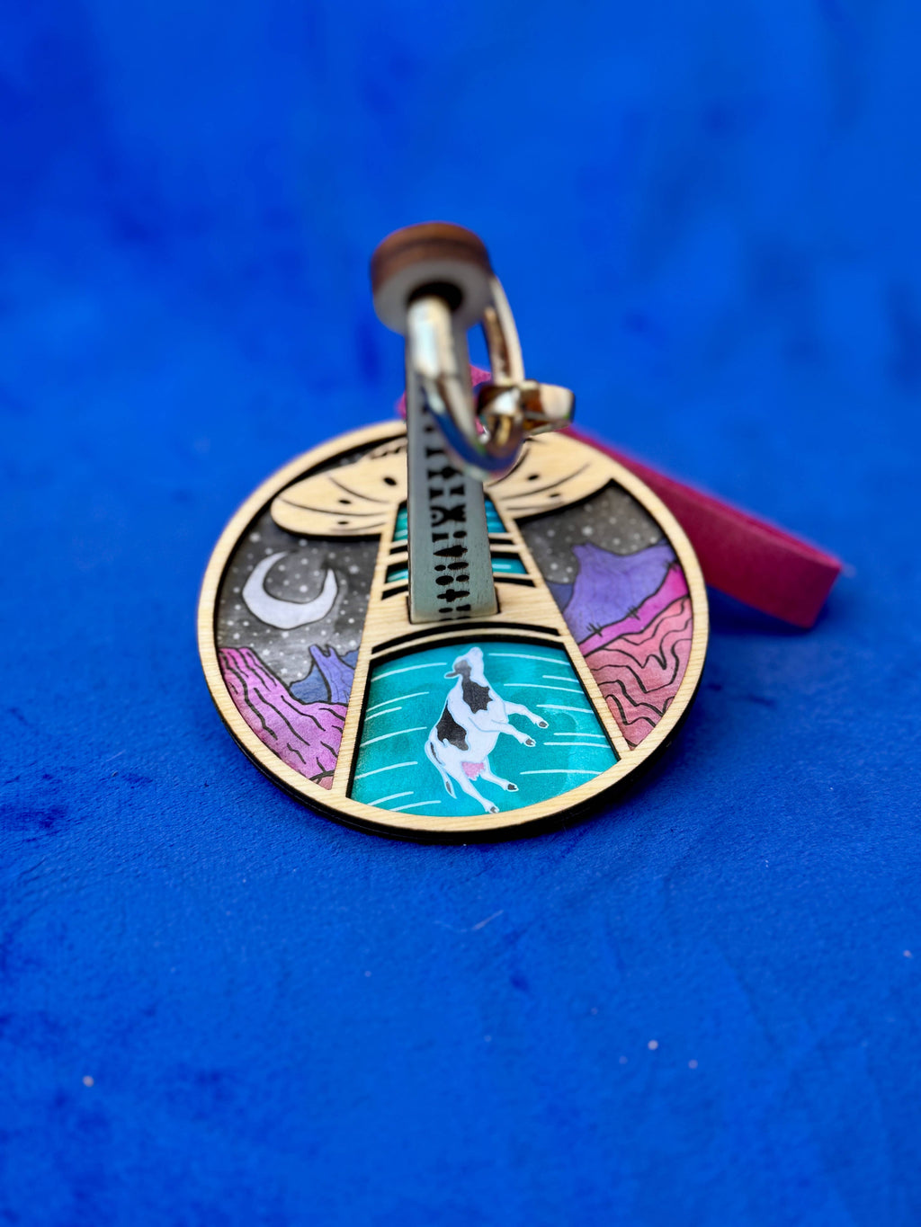 Lemonwood mini minder - UFO (Unfinished Fiber Object)