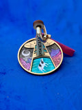 Lemonwood mini minder - UFO (Unfinished Fiber Object)