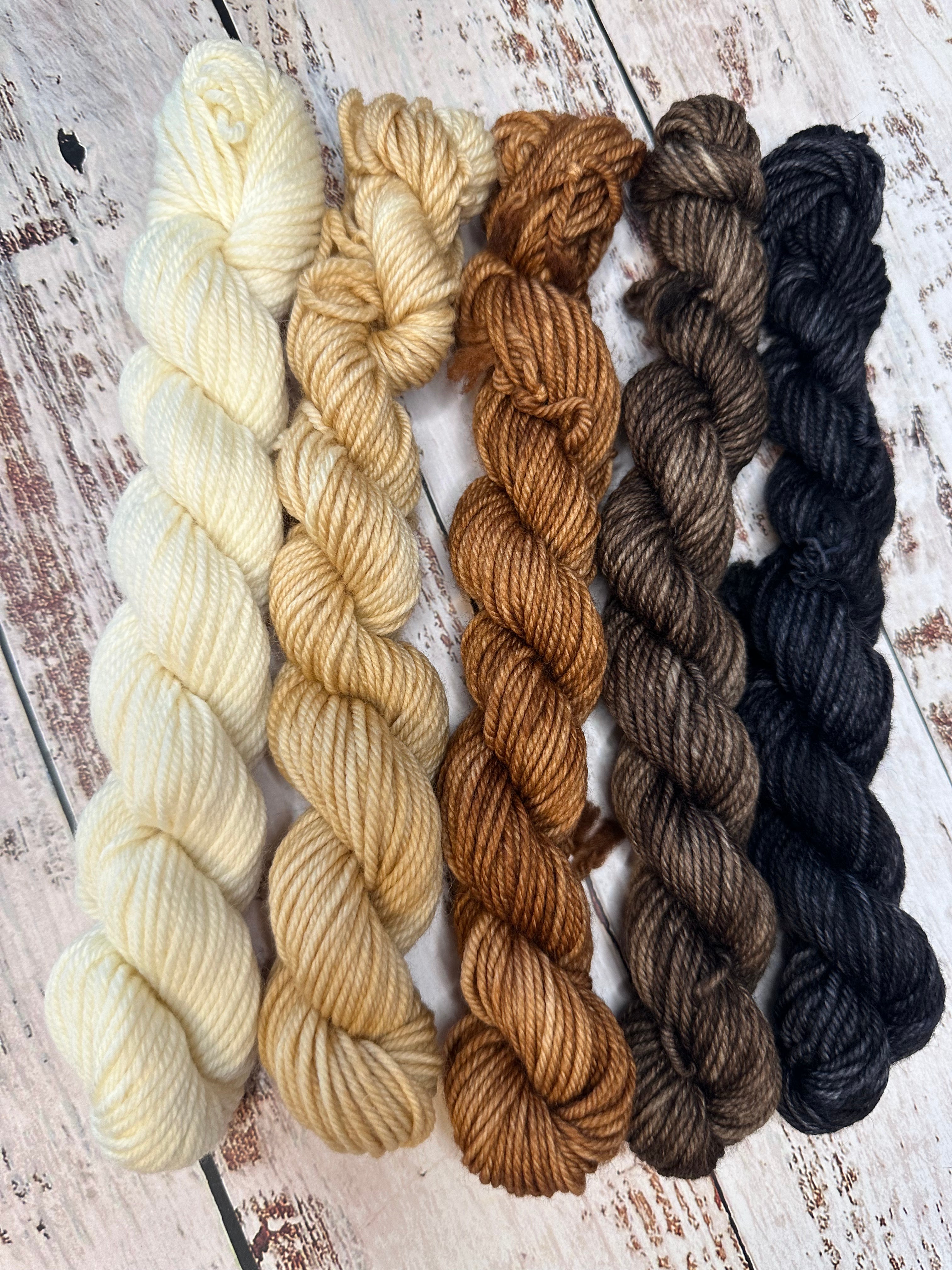 Neutral Joy mini skein set