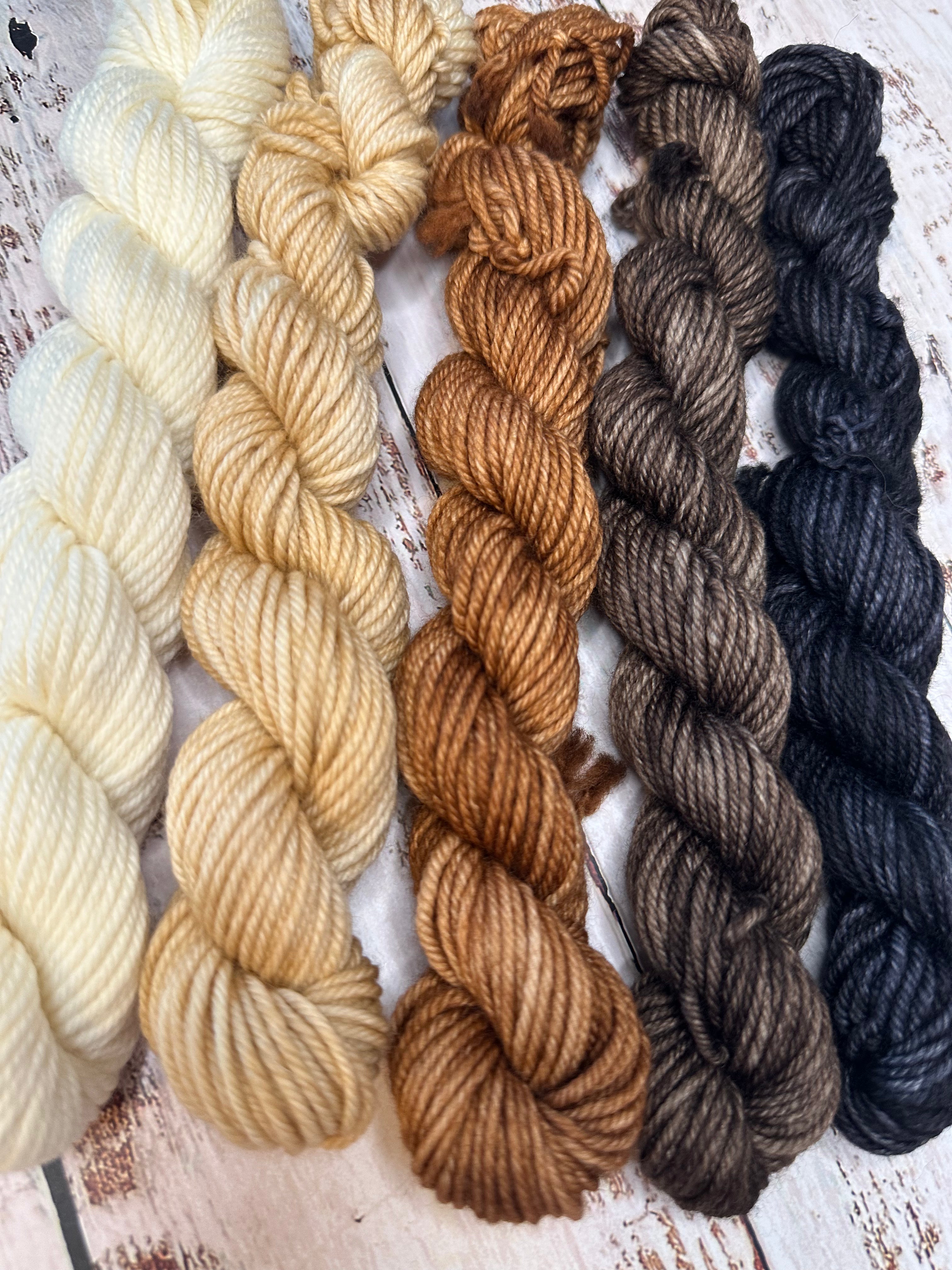 Neutral Joy mini skein set