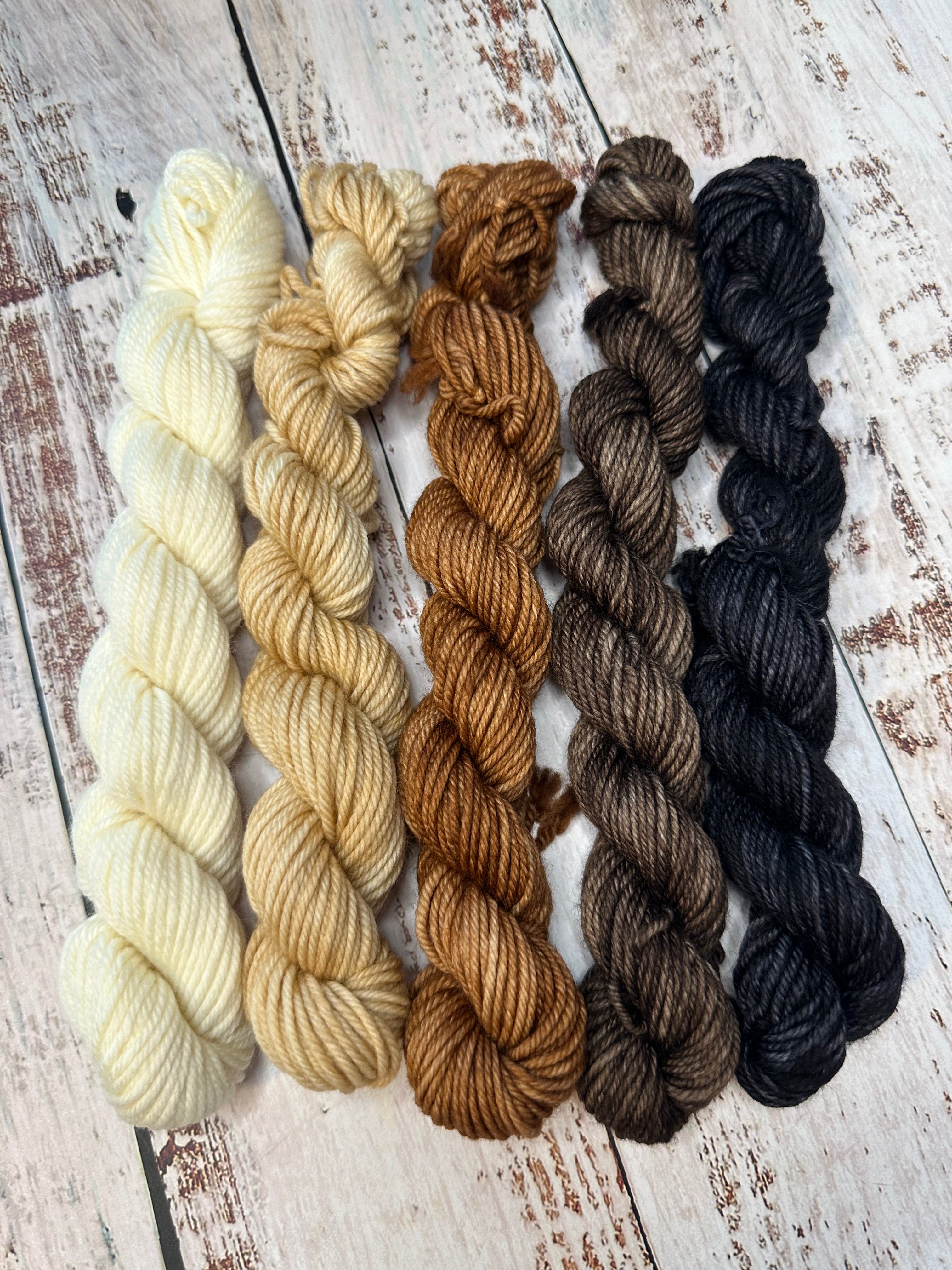 Neutral Joy mini skein set