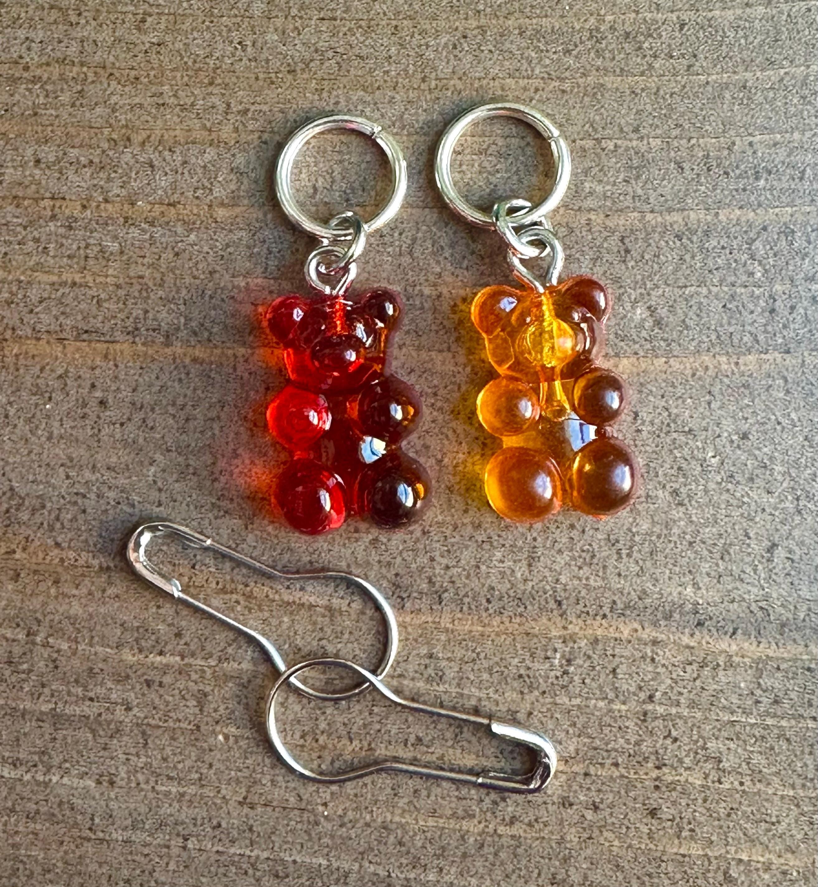 Gummy bear  stitch marker set - 2 piece