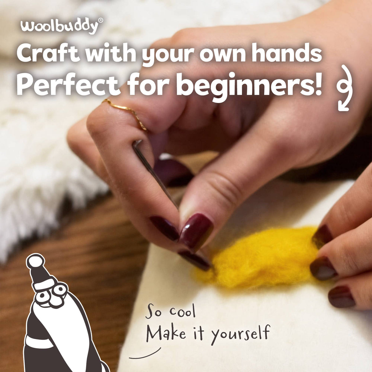 DIY Needle Felting Kit - Santa