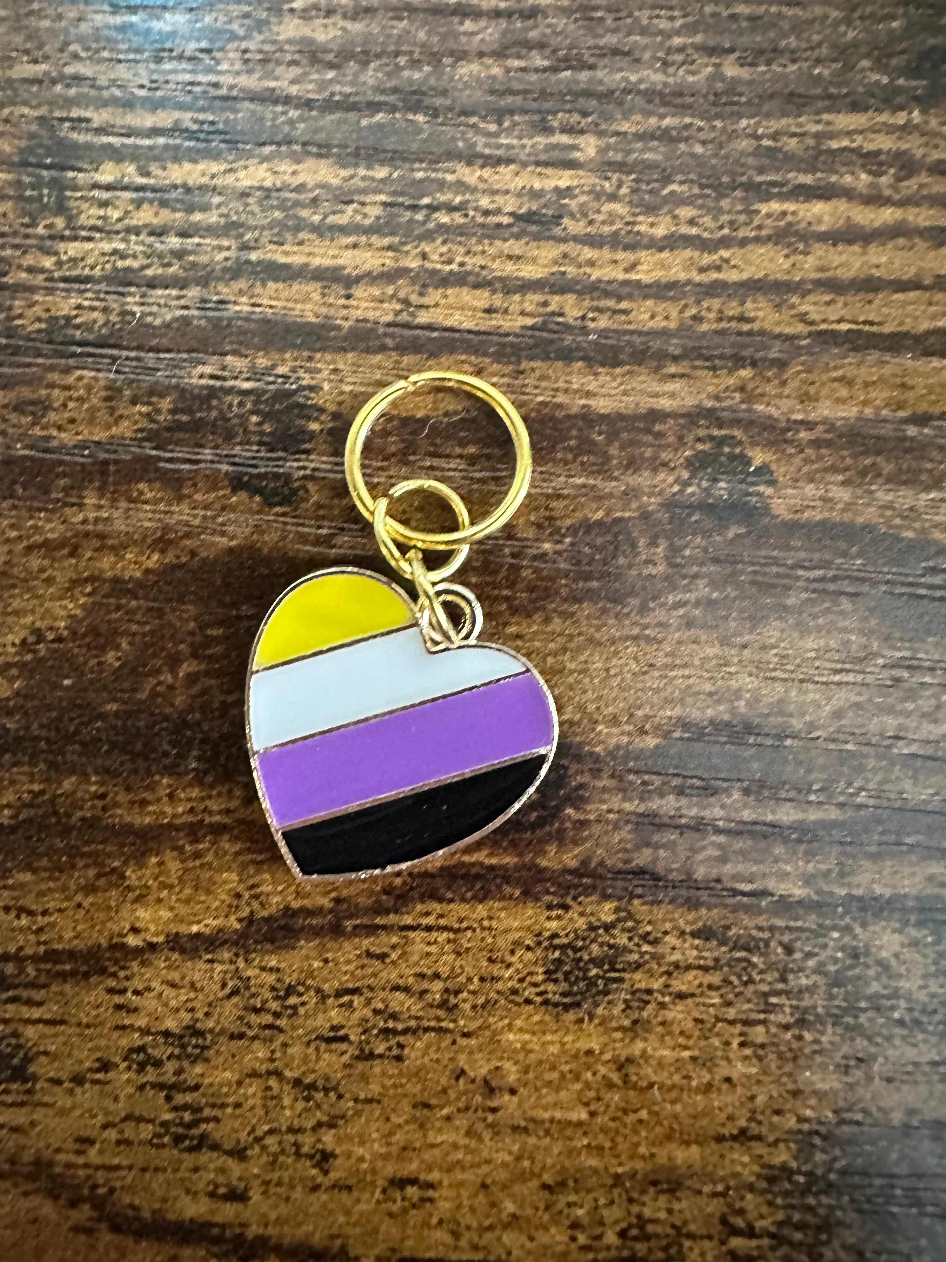 Pride Flag Stitch Markers