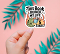 This Book Ruined My Life. 5 Stars Sticker
