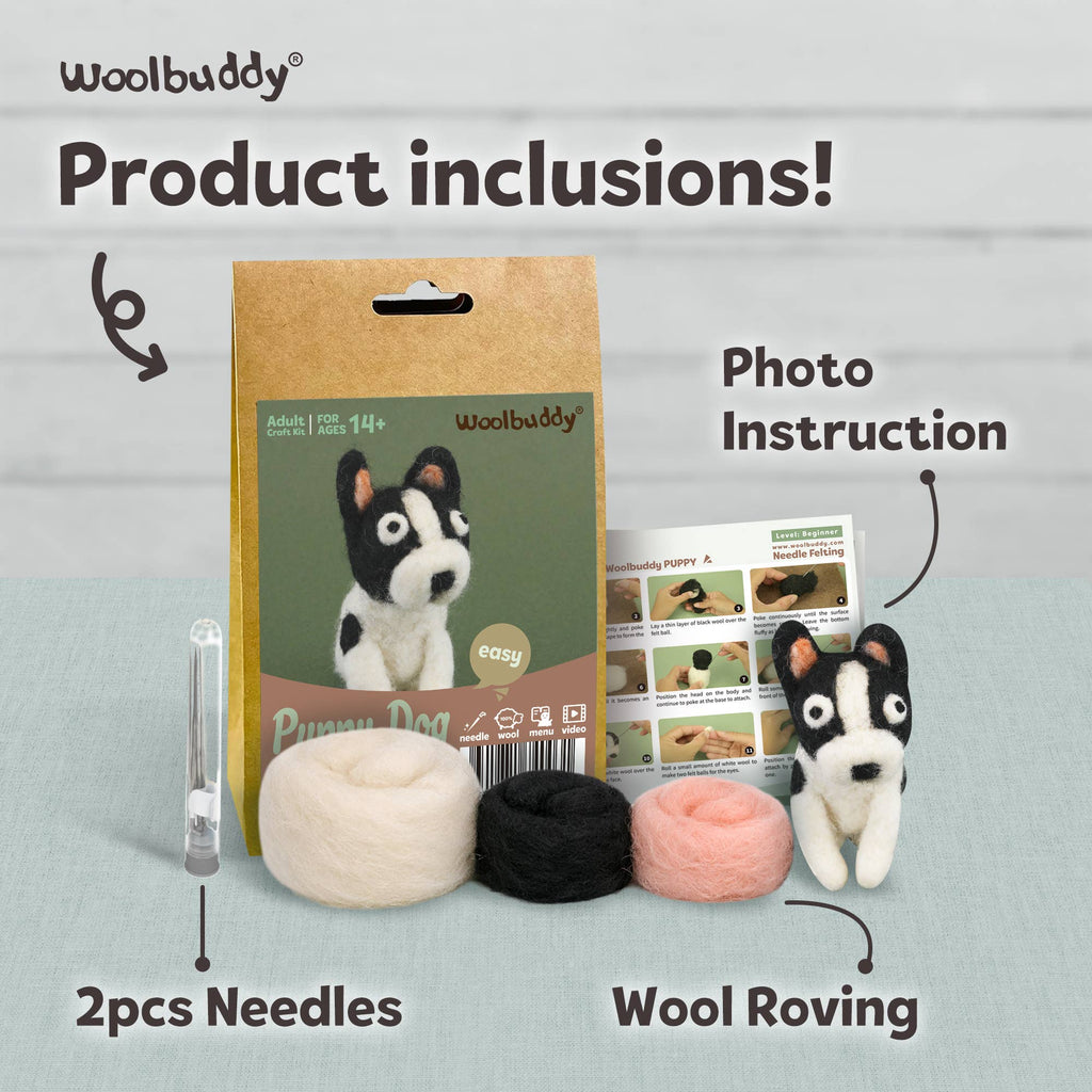 DIY Needle Felting Kit - Puppy Dog