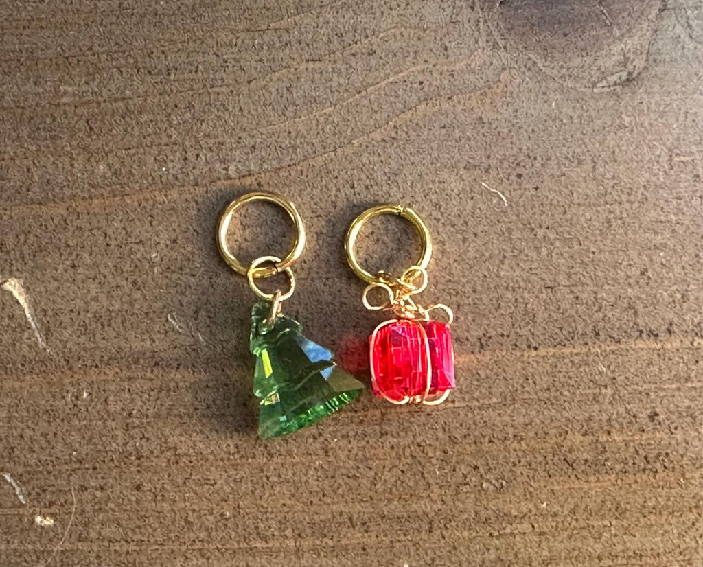Christmas set stitch marker set - 2 piece