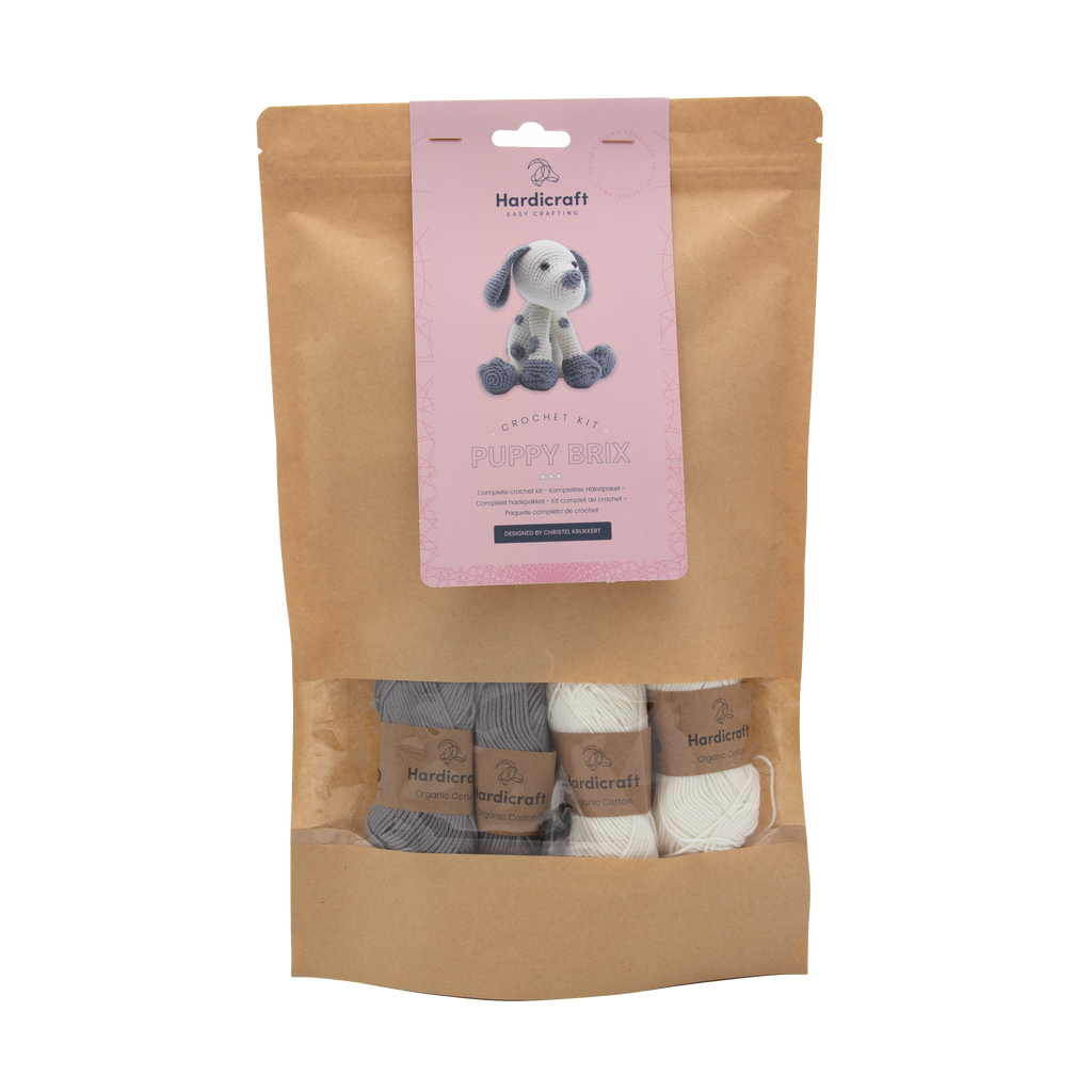 DIY Crochet Kit - Brix Puppy