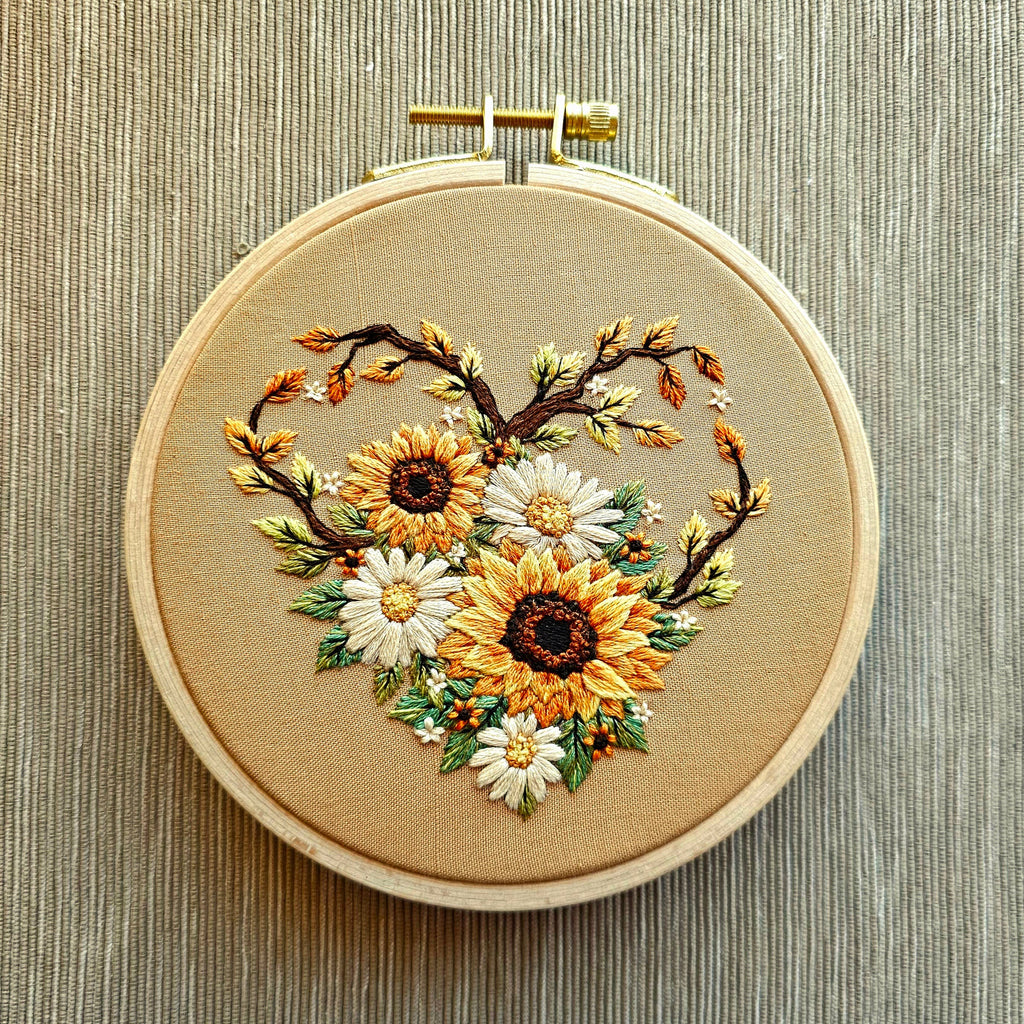 "Fall in Love" Embroidery Kit
