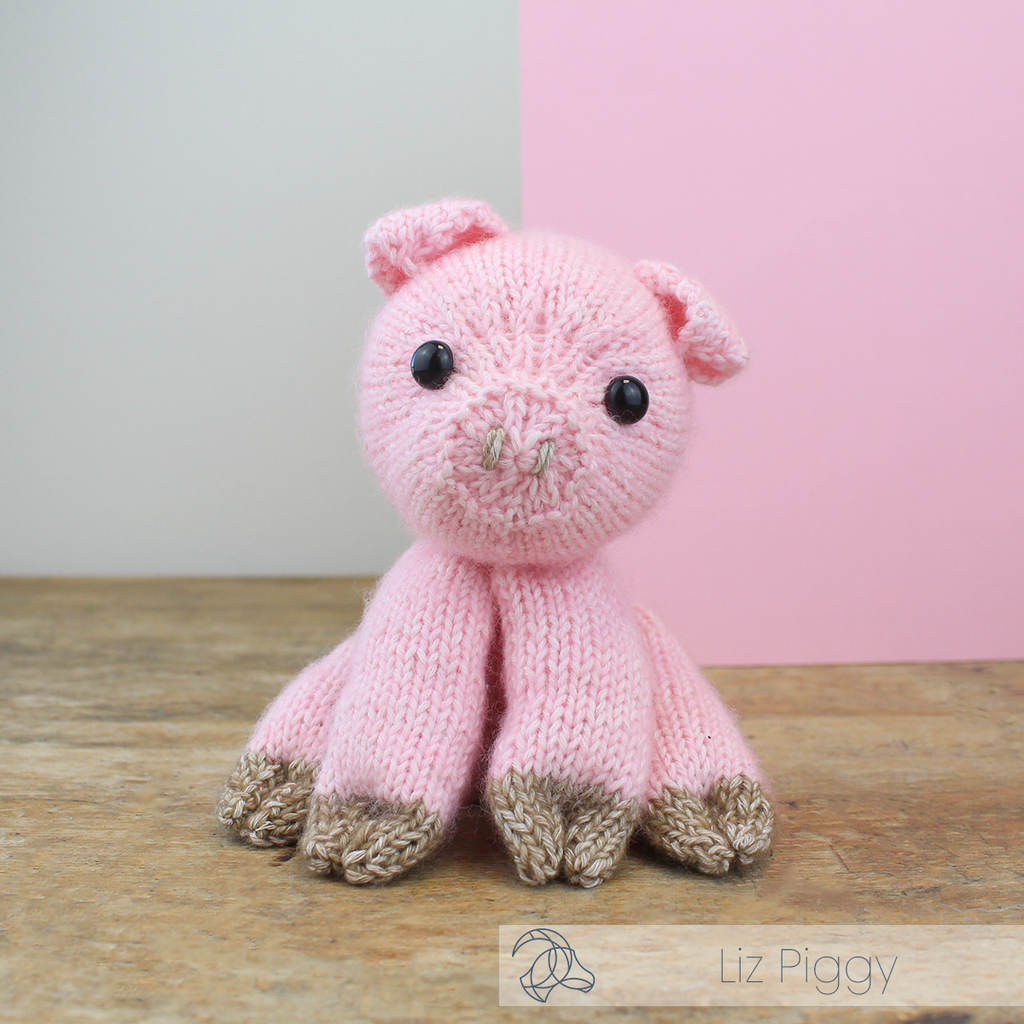 DIY Knitting Kit - Liz Piggy