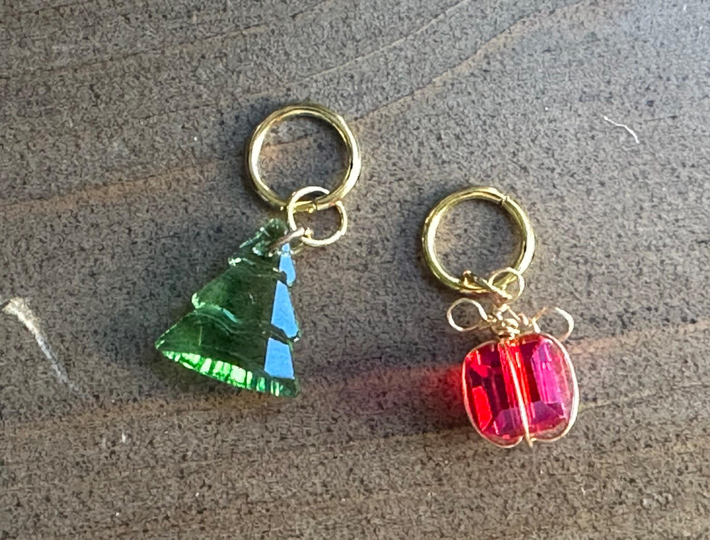 Christmas set stitch marker set - 2 piece