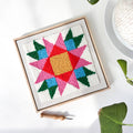 Rainbow Quilt Square Punch Needle Kit