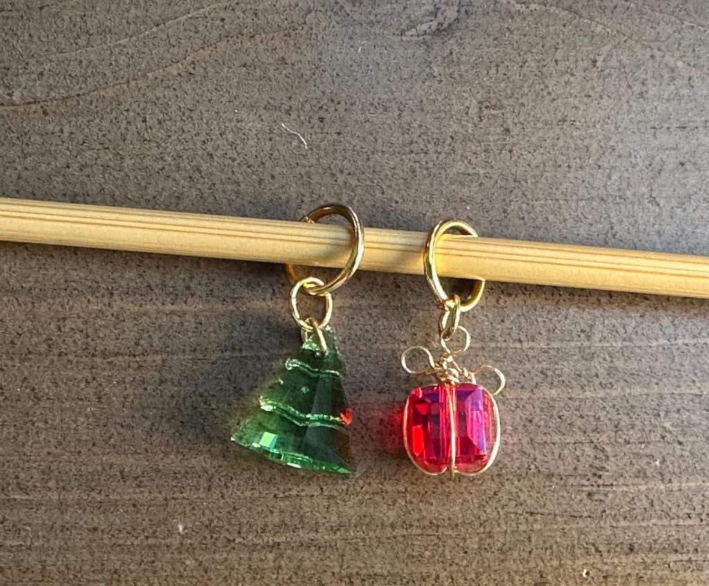 Christmas set stitch marker set - 2 piece