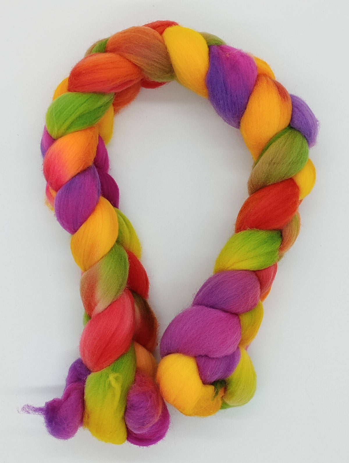HM Lloyd Merino Hand Dyed Roving - 100 g. braids - Night Market