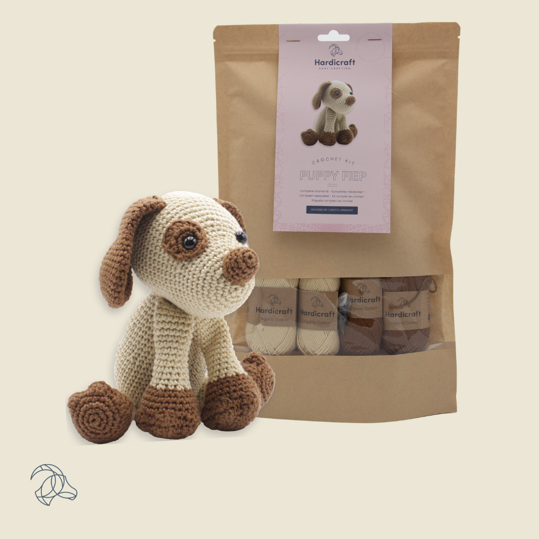DIY Crochet Kit - Fiep Puppy
