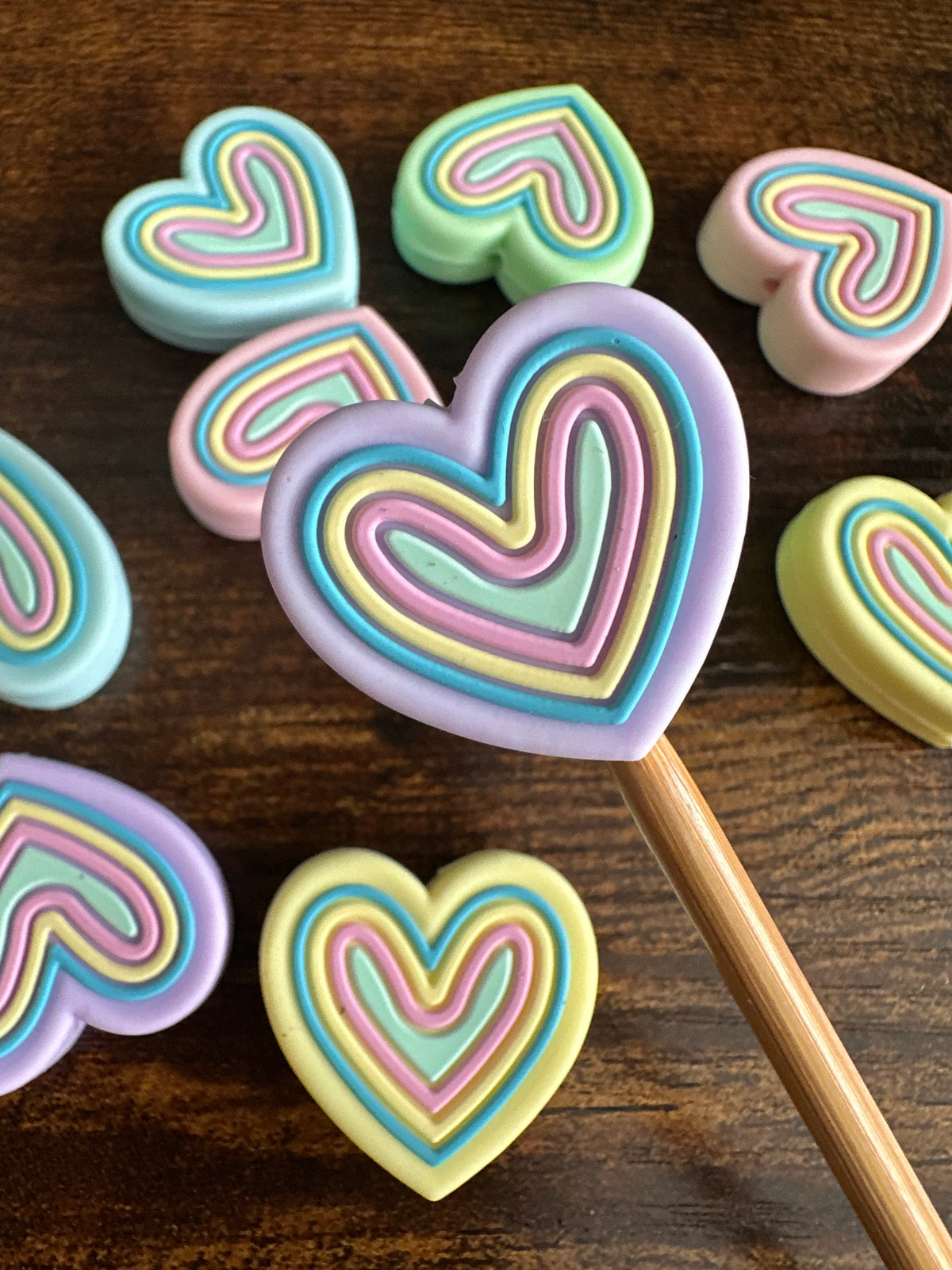 Pastel hearts Stitch Stoppers