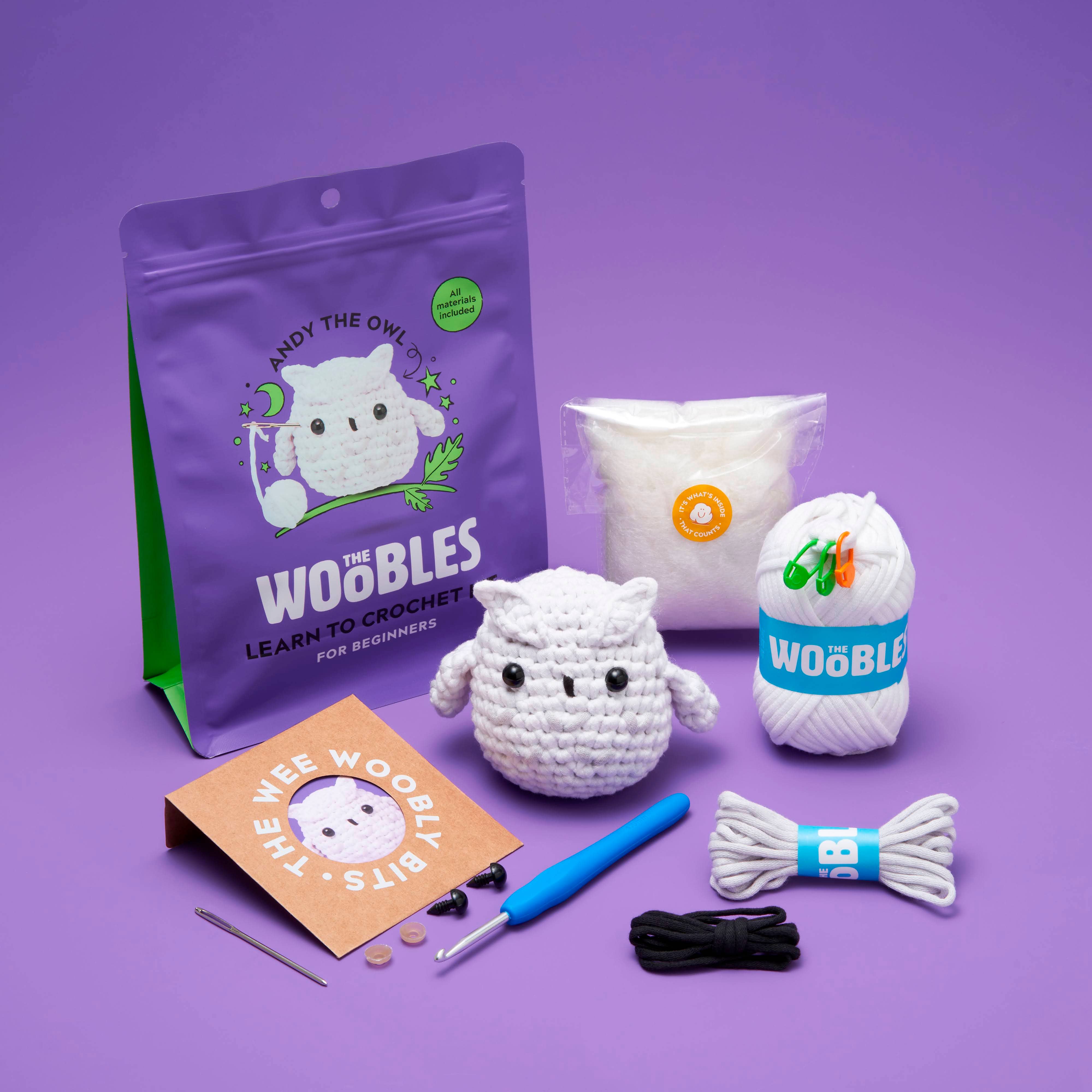 Andy the Owl Crochet Kit – Hartford Yarn Works