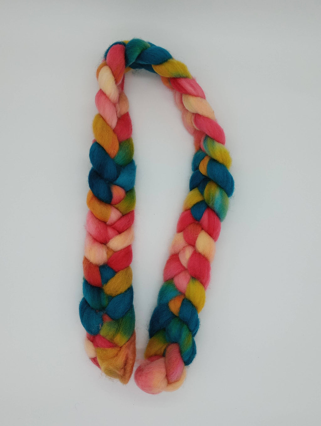 HM Lloyd BFL Hand Dyed Roving - 100 g. braids - Garland District