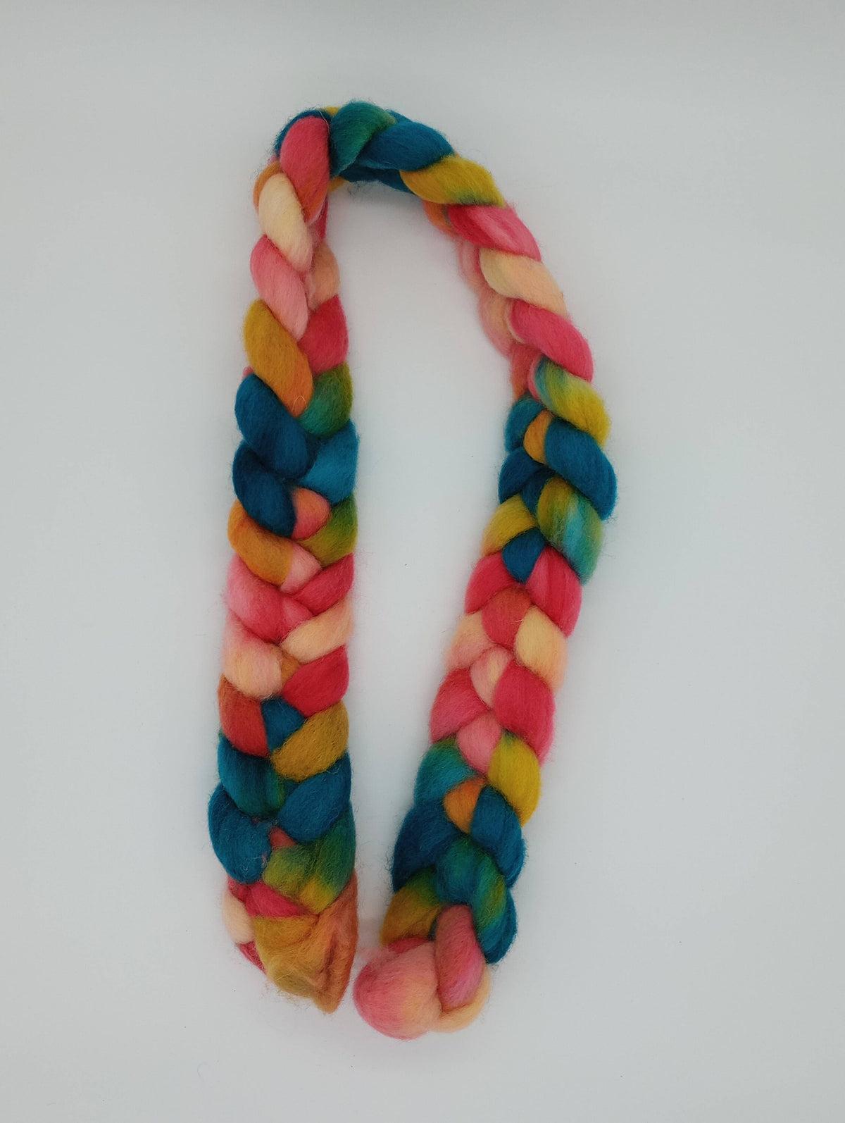 HM Lloyd BFL Hand Dyed Roving - 100 g. braids - Garland District