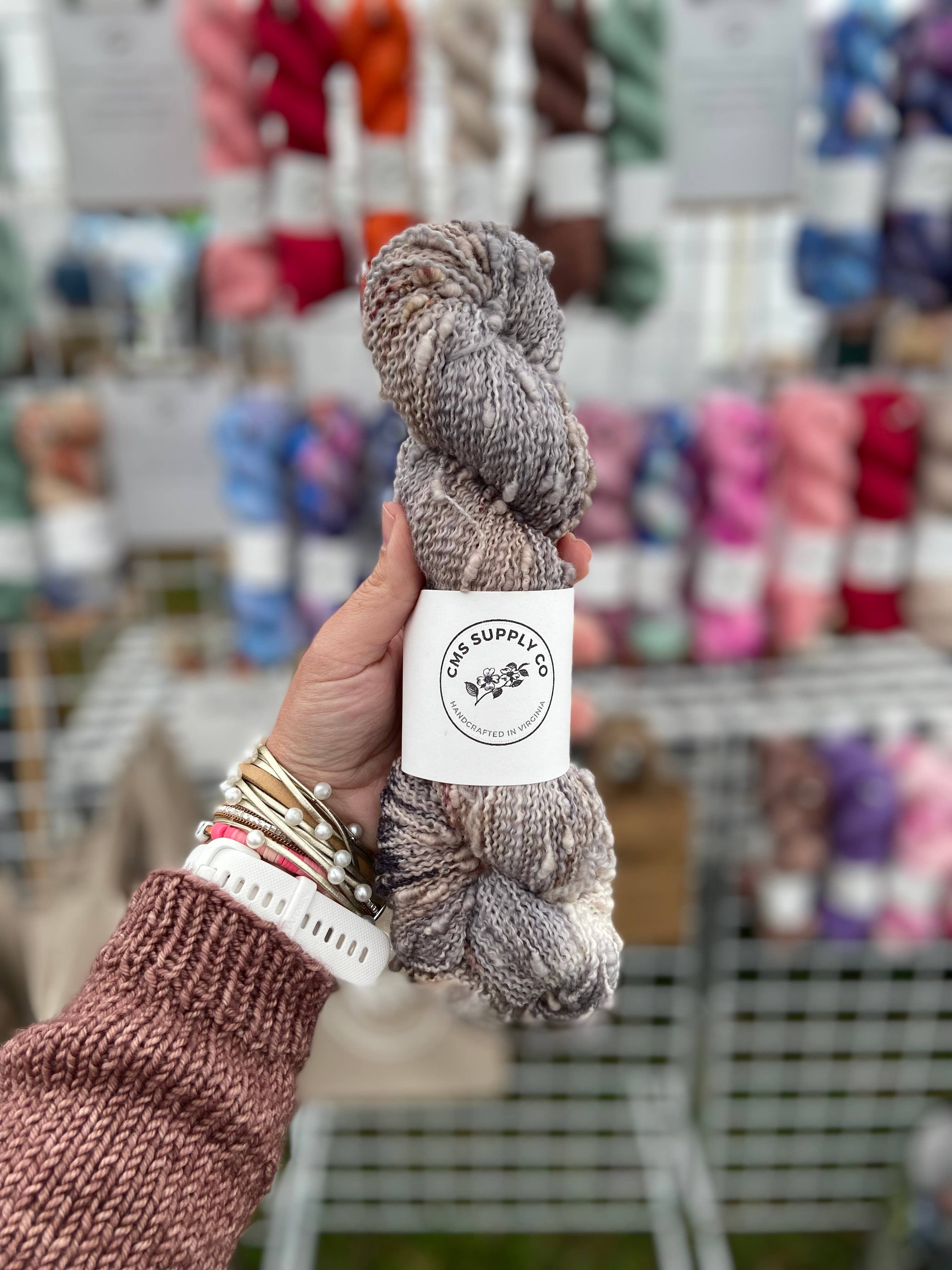 CMS Supply Co - Foggy Shores Colorway - Artisan Dyed Yarn