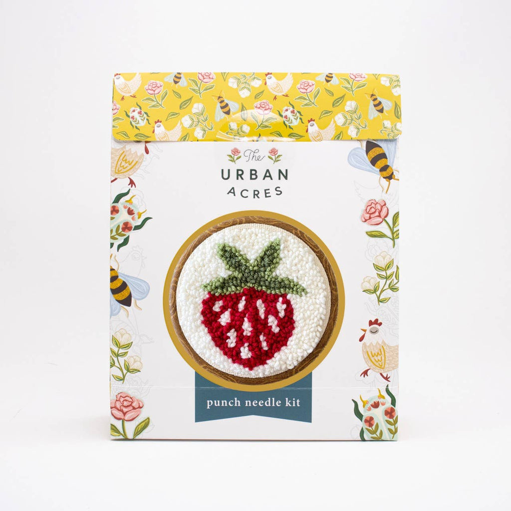 Strawberry Punch Needle Kit