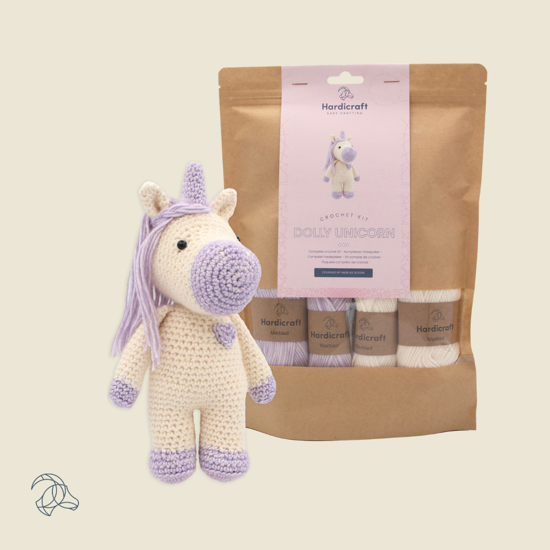 DIY Crochet Kit - Dolly Unicorn
