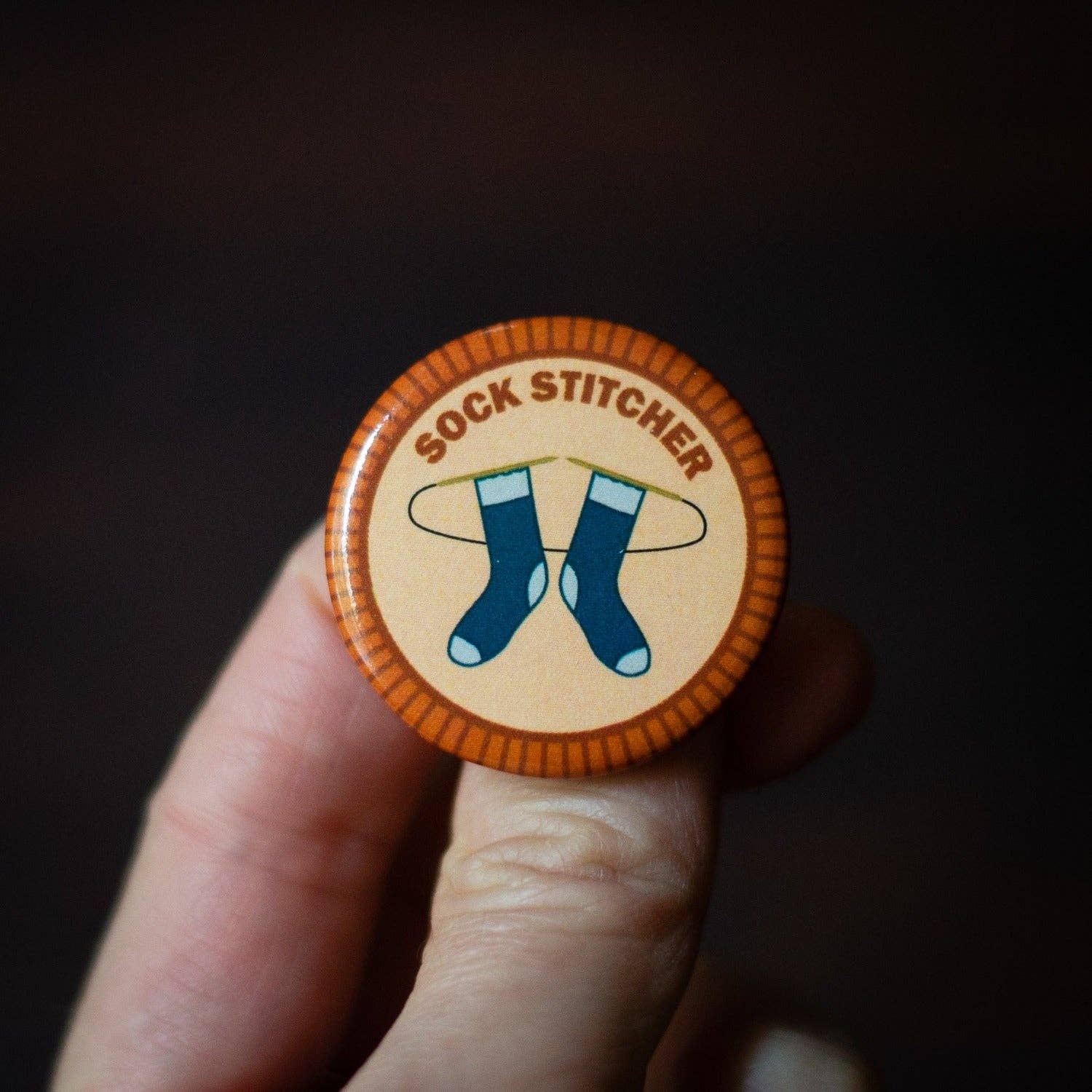 Sock Stitcher Knitting Merit Badge