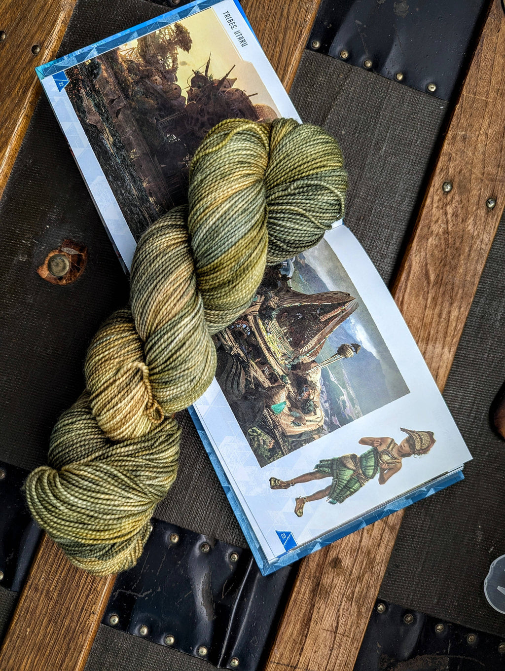 The Ginger Needle Yarns - Utaru, Hand Dyed Yarn
