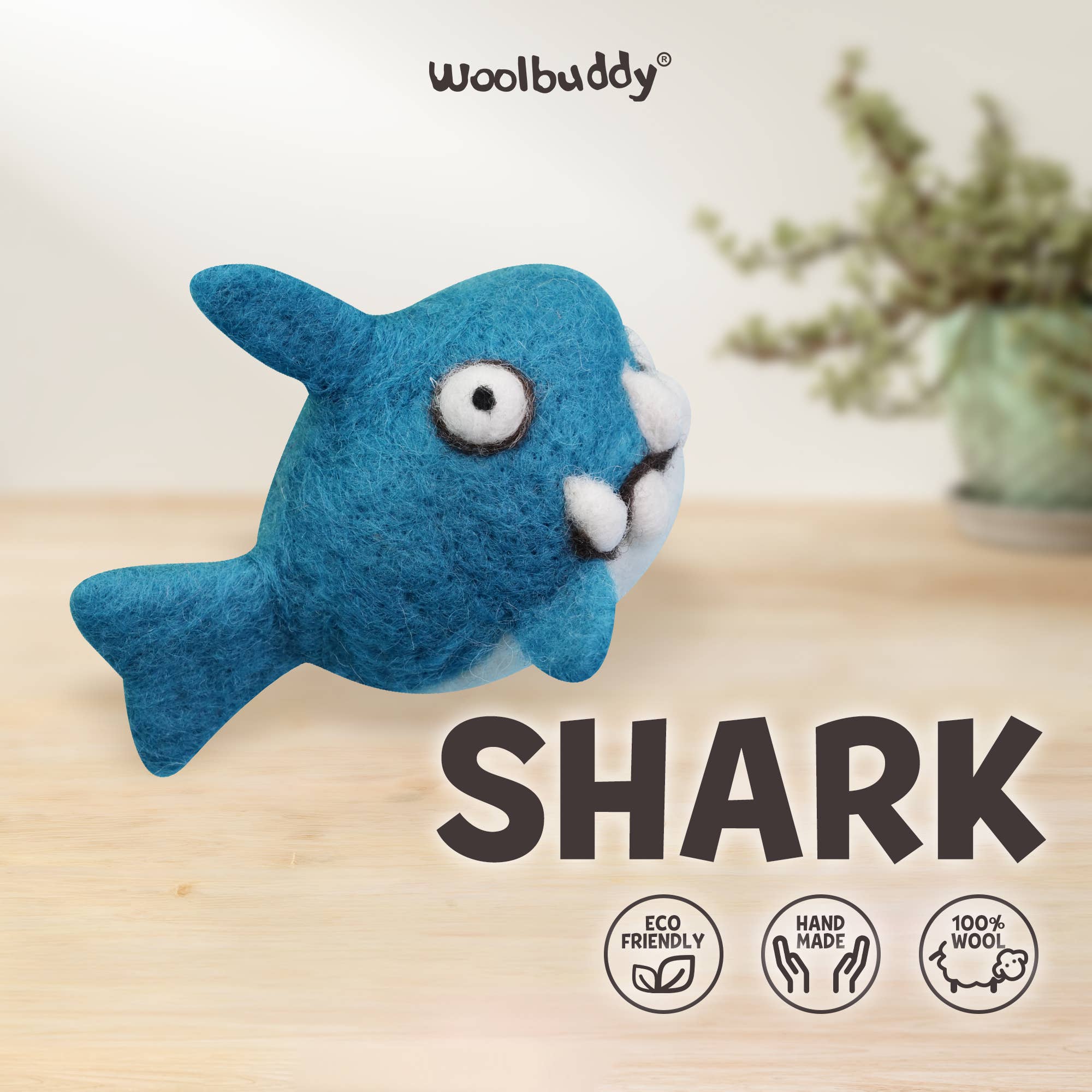 DIY Needle Felting Kit - Shark
