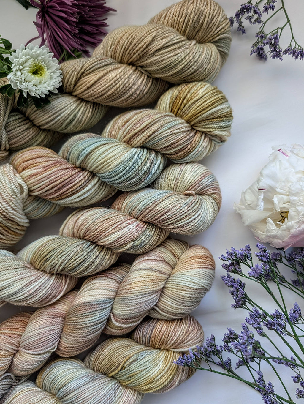 The Ginger Needle Yarns - Arches, Hand Dyed Yarn