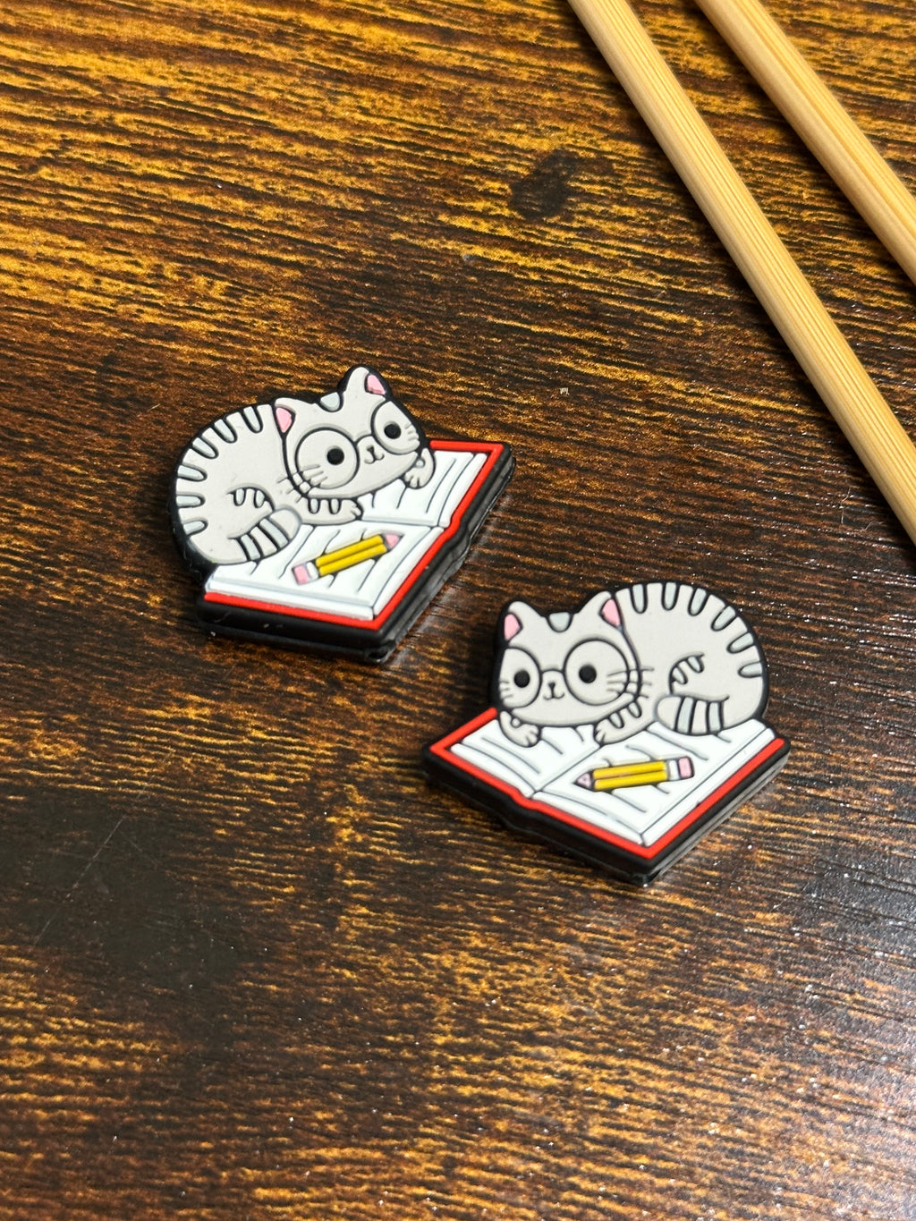 Bookish Cat Stitch Stoppers