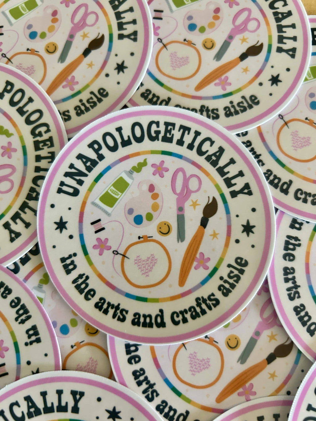 "Unapologetically in the Arts and Crafts Aisle"
