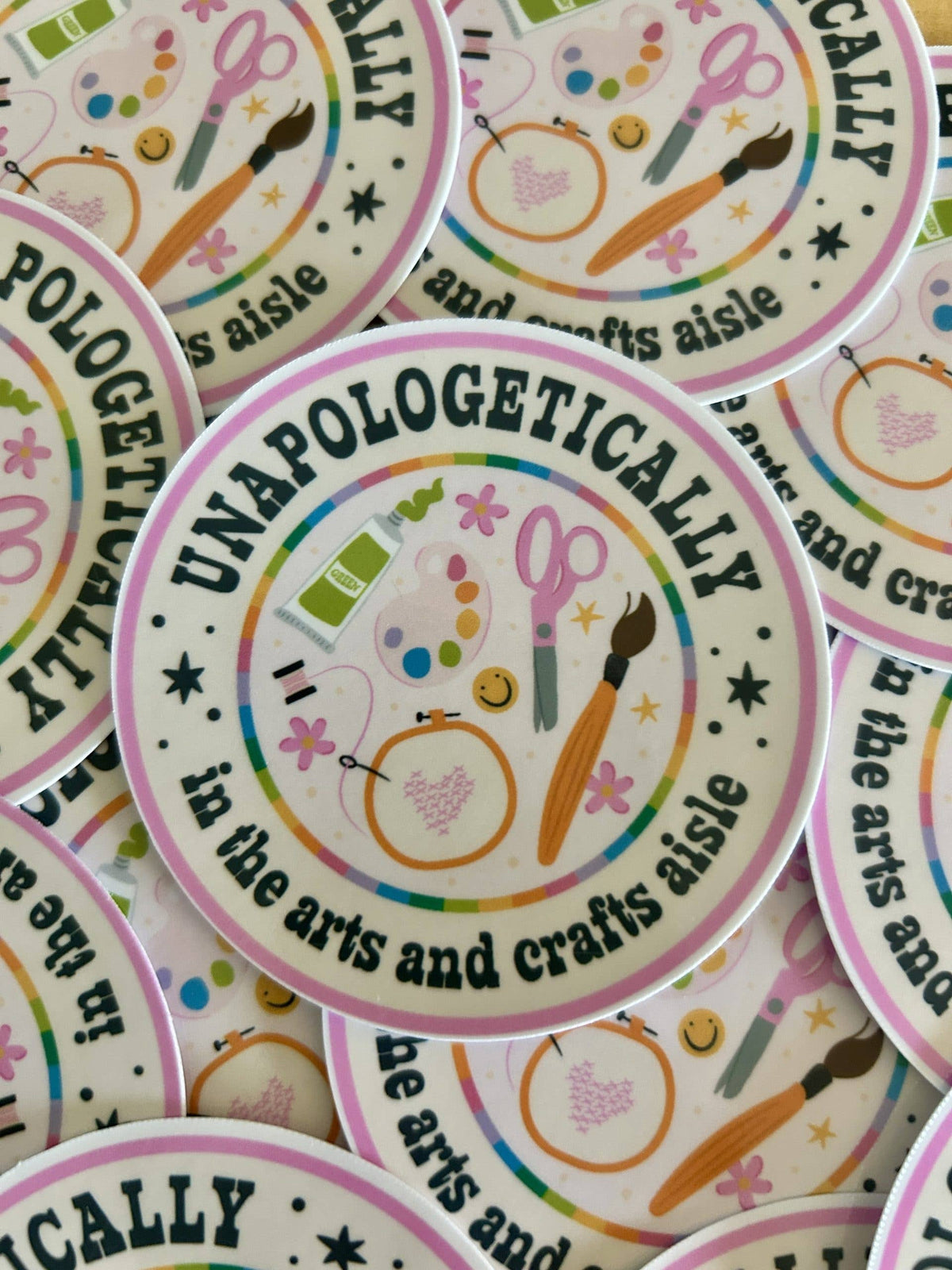 "Unapologetically in the Arts and Crafts Aisle"