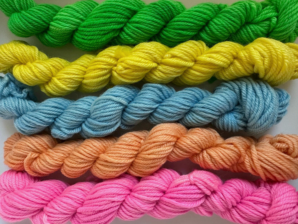 Summer Flowers DK Mini Skein Set